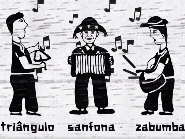 Ritmo conta com três instrumentos básicos: Sanfona, Zabumba e Triângulo
